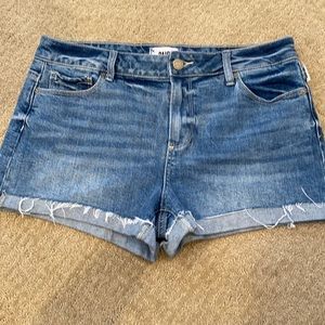 PAIGE Jimmy Jimmy Cuffed Denim Shorts